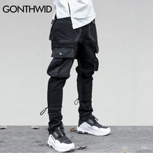 Load image into Gallery viewer, GONTHWID Side Pockets Harem Pants