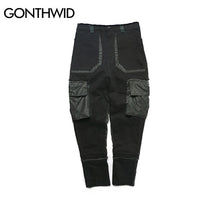 Load image into Gallery viewer, GONTHWID Side Pockets Harem Pants