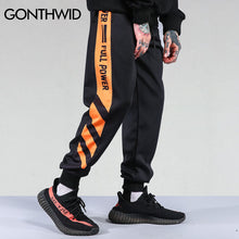 Load image into Gallery viewer, GONTHWID Striped Patchwork Harem Pants