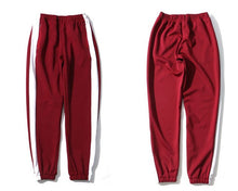 Load image into Gallery viewer, GONTHWID Harem Pants Men Side Striped Zipper Pockets Track Pants