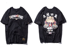 Load image into Gallery viewer, GONTHWID Chinese Character Poker Printed T Shirts