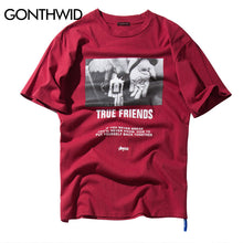 Load image into Gallery viewer, GONTHWID Hip Hop Hands Printed T-shirt