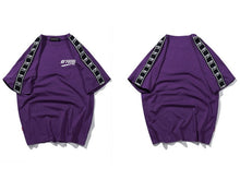 Load image into Gallery viewer, GONTHWID Ribbon Sleeve Printed  T-Shirt
