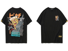 Load image into Gallery viewer, GONTHWID Creative Cartoon Tower Printed Short Sleeve T-Shirt