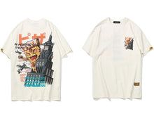 Load image into Gallery viewer, GONTHWID Creative Cartoon Tower Printed Short Sleeve T-Shirt