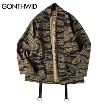 Load image into Gallery viewer, GONTHWID Japanese Camo Kimono Jackets