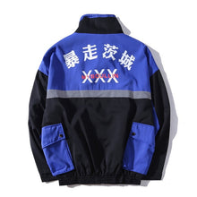 Load image into Gallery viewer, GONTHWID Pockets 3M Reflective Stripe Windbreaker Track Jackets