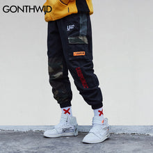 Load image into Gallery viewer, GONTHWID Camouflage Patchwork Side Pocket Cargo Harem Pants