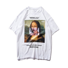Load image into Gallery viewer, GONTHWID Men Funny Mona Lisa Printed  T Shirts