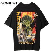 Load image into Gallery viewer, GONTHWID Japanese Crazy Vegetables  T Shirts