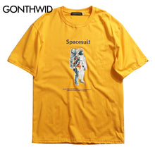 Load image into Gallery viewer, GONTHWID Spacesuit Printed Streetwear T-shirts