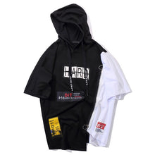 Load image into Gallery viewer, GONTHWID Zipper Color Block Patchwork Irregular Hoodies
