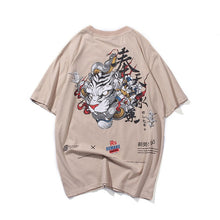 Load image into Gallery viewer, GONTHWID Chinese Character Tiger Snake Printed Tshirts