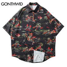 Load image into Gallery viewer, GONTHWID Palm Tree Hawaiian Beach Shirts