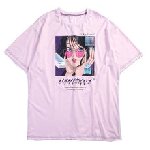 Load image into Gallery viewer, GONTHWID Japanese Girl Print Tshirts