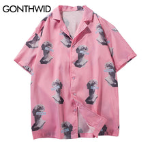 Load image into Gallery viewer, GONTHWID Michelangelo Statue David Print Beach Hawaiian Shirt