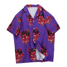 Load image into Gallery viewer, GONTHWID Devil Print Hawaiian Shirts