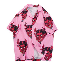 Load image into Gallery viewer, GONTHWID Devil Print Hawaiian Shirts