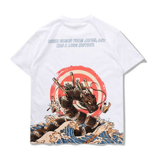 Load image into Gallery viewer, GONTHWID Japanese Ukiyo-E Sushi Dragon Print Tshirts