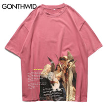 Load image into Gallery viewer, GONTHWID Funny Song of the Angels Painting Print Tshirts